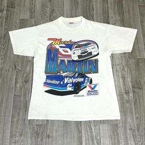 Vintage 90s Mark Martin NASCAR Racing T-Shirt
